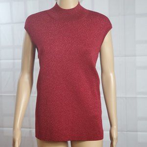 Coldwater Creek RED SILK top. Dry Cleaned and stored in a garment bag #202